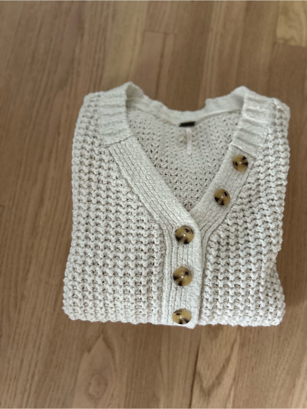 Free People Whistle Thermal Henley Sweater - Size Women's X-Small - Picture 7 of 7